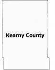 Kearny County Map Kansas