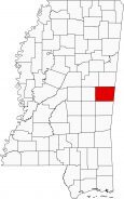 Kemper County Map Mississippi Locator
