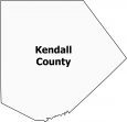 Kendall County Map Texas