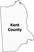 Kent County Map Delaware