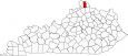 Kenton County Map Kentucky Locator