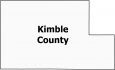 Kimble County Map Texas
