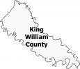 King William County Map Virginia
