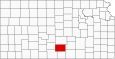 Kingman County Map Kansas Inset