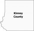 Kinney County Map Texas