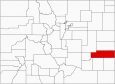 Kiowa County Map Colorado Locator