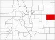 Kit Carson County Map Colorado Locator