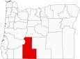 Klamath County Map Oregon Locator