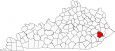 Knott County Map Kentucky Locator