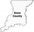 Knox County Map Indiana