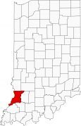 Knox County Map Indiana Locator