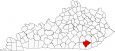 Knox County Map Kentucky Locator