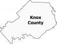 Knox County Map Tennessee