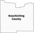 Koochiching County Map Minnesota