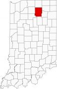 Kosciusko County Map Indiana Locator