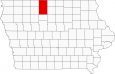 Kossuth County Map Iowa Locator