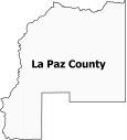 La Paz County Map Arizona
