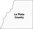 La Plata County Map Colorado