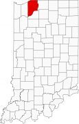 LaPorte County Map Indiana Locator