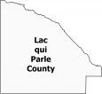Lac qui Parle County Map Minnesota