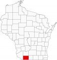 Lafayette County Map Wisconsin Locator