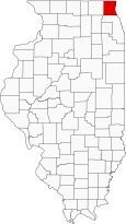 Lake County Map Illinois