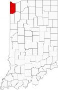 Lake County Map Indiana Locator