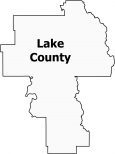 Lake County Map Montana