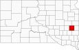Lake County Map South Dakota Locator