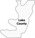 Lake County Map Tennessee
