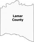 Lamar County Map Texas