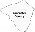 Lancaster County Map Pennsylvania