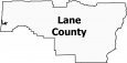 Lane County Map Oregon