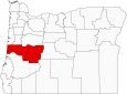 Lane County Map Oregon Locator