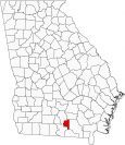Lanier County Map Georgia Locator