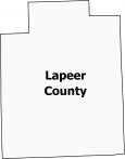 Lapeer County Map Michigan