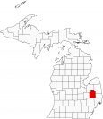 Lapeer County Map Michigan Locator