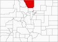 Larimer County Map Colorado Locator