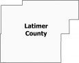 Latimer County Map Oklahoma