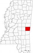 Lauderdale County Map Mississippi Locator