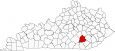 Laurel County Map Kentucky Locator