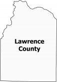 Lawrence County Map Alabama