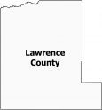 Lawrence County Map South Dakota