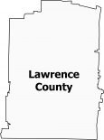 Lawrence County Map Tennessee