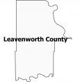Leavenworth County Map Kansas