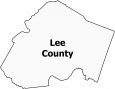 Lee County Map Kentucky