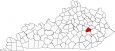Lee County Map Kentucky Locator