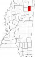 Lee County Map Mississippi Locator