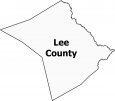 Lee County Map Texas