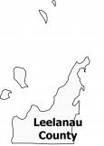Leelanau County Map Michigan